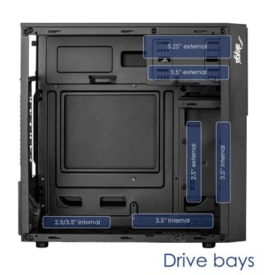 7. AKYGA OBUDOWA MICRO TOWER ATX PORT USB C AK19BK