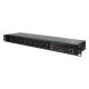2. LogiLink PDU8P01 rozdzielacz zasilania PDU 8 x gniazdo sieciowe 1U Czarny