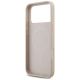 7. Etui Guess Leather 4G Triangle Strass MagSafe na iPhone 17 Pro Max / 18 Pro Max - różowe