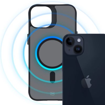 4. Etui 3mk Smoke MagCase z MagSafe na iPhone 14 Plus - półprzezroczyste