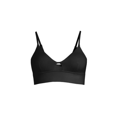 Top kąpielowy CASALL Triangle Cut-Out Bikini Top czarny