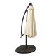 Extralink Black Forest Garden Umbrella with Side Panels, Large 3m Beige Cantilever Parasolowy do patio ze wspornikiem Sześciokąt Beżowy, Czarny