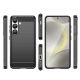 9. Etui silikonowe Carbon Case na Samsung Galaxy S25 Edge - czarne