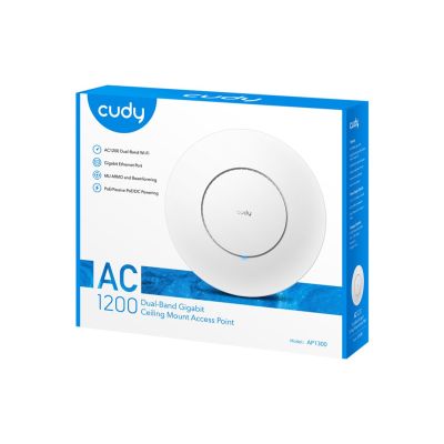 5. Access Point CUDY AP1300 AC1200 Dual Band Wi-Fi 1xGigabit Mesh