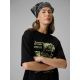 4. T-shirt loose z nadrukiem damski 4F 4FRSS26TTSHF3705-20S