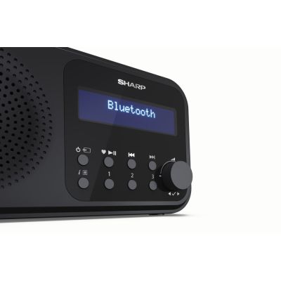 4. Radio przenośne Sharp DR-P420 Czarne