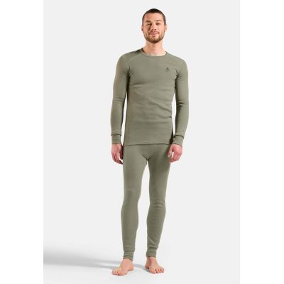 Bielizna termoaktywna z długim rękawem Odlo BL TOP crew neck l/s ACTIVE WARM roz. M Szara