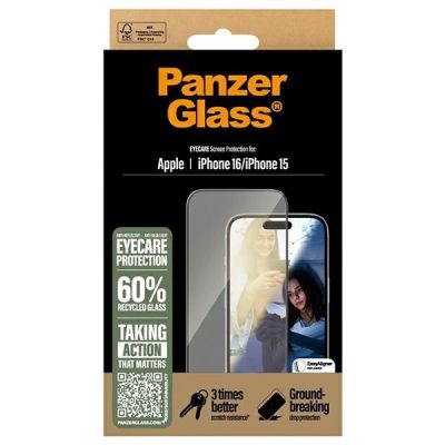 4. Szkło hartowane PanzerGlass EyeCare Screen Protector Ultra-Wide Fit na iPhone 16