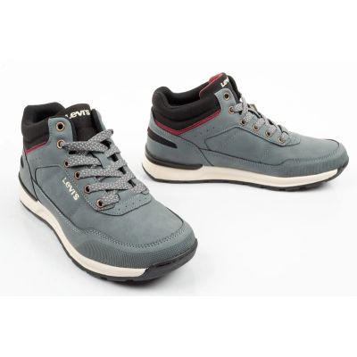 7. Levi's buty dziecięce trzewiki młodzieżowe Sierra za kostkę szare