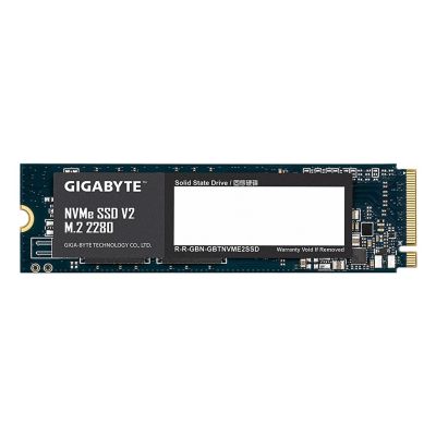 2. Gigabyte SSD | 256 GB | SSD form factor M.2 2280 | Solid-state drive interface PCIe 3.0 x4 NVMe | Read speed 3200 MB/s | Write speed 1200 MB/s