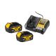 DEWALT.ŁADOWARKA DCB1104 +2x4,0Ah DCB1104M2