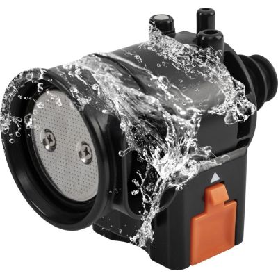 16. Gorenje Ekspres do kawy GFACM20S Ciśnienie pompy 20 bar, Odłączany spieniacz do mleka, Automatyczny, 1350 W, Stal nierdzewna