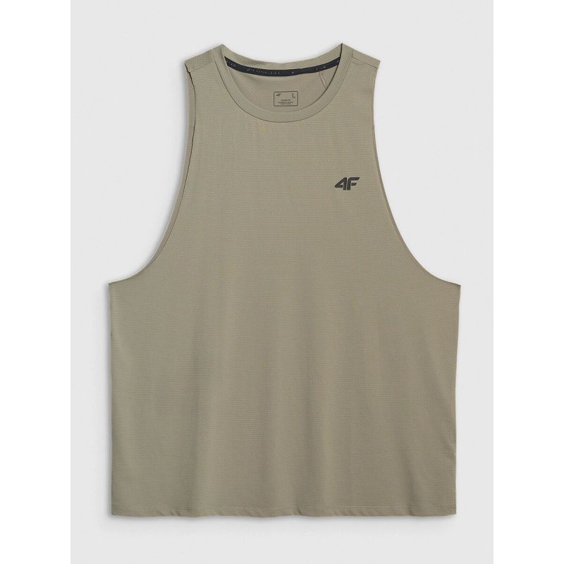 8. Tank top treningowy szybkoschnący męski 4F 4FWAW25TFSLM554-43S