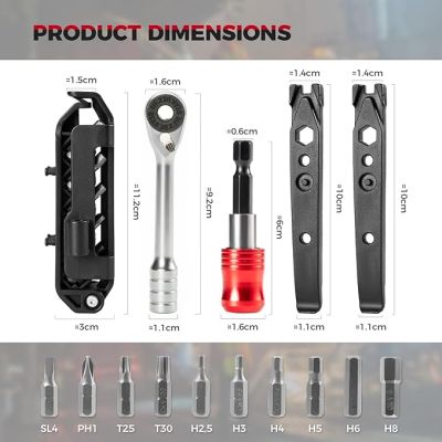 2. Rockbros narzędzie wielofunkcyjne 10w1 430038001