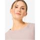 6. Koszulka z krótkim rękawkiem damska SUPER.NATURAL W YOGA LOOSE TEE różowa
