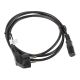 3. Kabel Lanberg CA-C13C-11CC-0018-BK (C13 / IEC C13 / IEC 320 C13 F - Schuko M; 1,8m; kolor czarny)