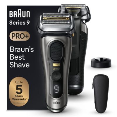 3. Braun Series 9 Pro+ 9515s Golarka 6 elementów Metaliczny