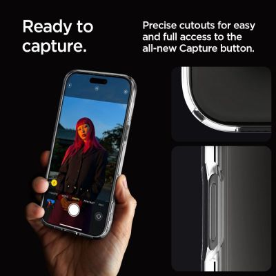 11. Etui Spigen Ultra Hybrid na iPhone 16 Pro Max - przezroczyste