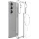 6. Etui Spigen Ultra Hybrid Mag MagSafe na Samsung Galaxy S25 FE - przezroczysto-białe