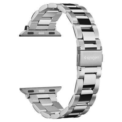 6. Pasek Spigen Modern Fit Band na Apple Watch 4/5/6/7/8/SE (38/40/41 mm) - srebrny