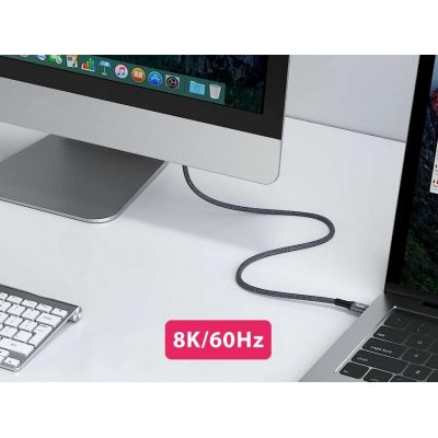 6. Equip 128383 kabel USB USB4 Gen 3x2 2 m USB C 40 Gbit/s 240 W Czarny