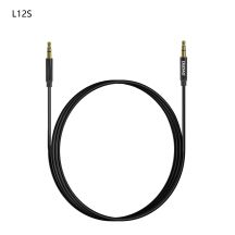 Kabel AUX Dudao L12S mini jack 3.5mm 1m 3 polowy stereo - czarny
