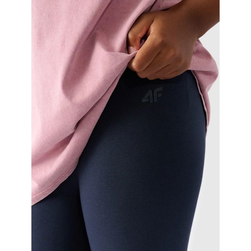3. Legginsy dzianinowe dziewczęce 4F Junior 4FJWMM00TTIGF178-31S
