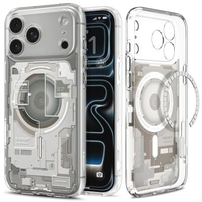 2. Etui Spigen Ultra Hybrid MagSafe Zero One na iPhone 18 Pro / 17 Pro - tytanowy