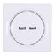 2. Inteligentne gniazdko USB FIBARO Walli N Outlet, białe (FGWU-021)