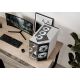 4. Obudowa APNX V1, Midi-Tower, ATX, Tempered Glass, czarno-biała