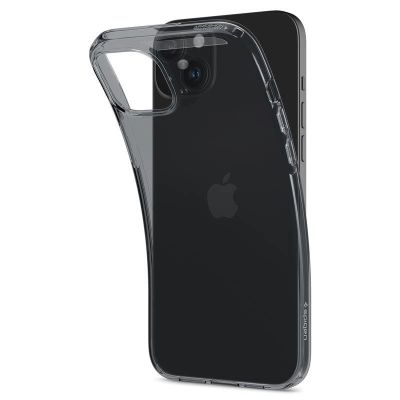 12. Etui Spigen Crystal Flex na iPhone 15 Plus - szaro-przezroczyste