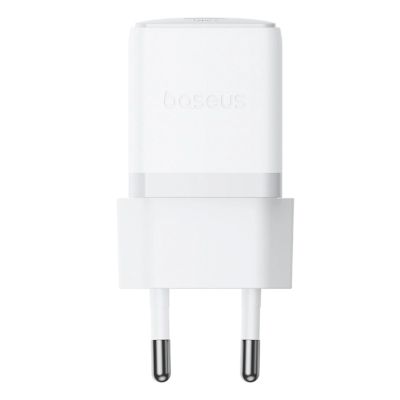 2. Ładowarka sieciowa Baseus Palm 1C 20W (z kablem Baseus Mini White USB-C 60W (20V/3A) 1m) - biała