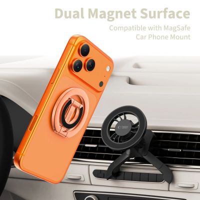 5. Pierścień magnetyczny Tech-Protect MMR400 Lamano na telefon - rózowo-złoty