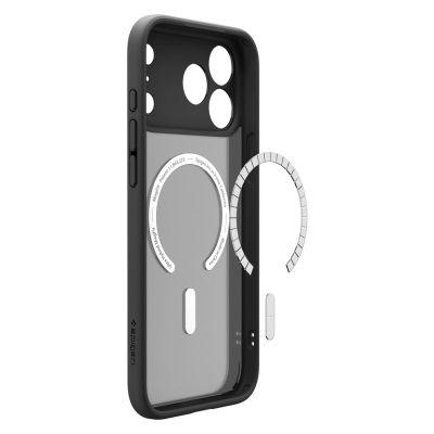 11. Etui Spigen Ultra Hybrid MagSafe na iPhone 18 Pro / 17 Pro - frost black