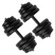 16. VIRTUFIT REGULOWANA HANTLA - WINYL - 15 KG
