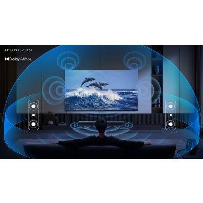 3. Soundbar TCL S55HE 2.1 kan. 220W Bluetooth 5.2 Dolby Atmos Tytanowy