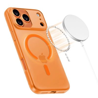 3. Etui Tech-Protect Magslim MagSafe na iPhone 17 Pro Max - pomarańczowe