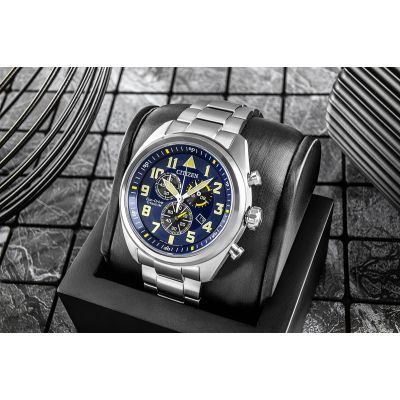 5. Zegarek Męski CITIZEN Super Titanium Eco-Drive AT2480-81L + BOX