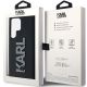 7. Etui Karl Lagerfeld 3D Rubber Glitter Logo na Samsung Galaxy S23 Ultra - czarne