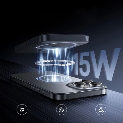 4. Powerbank Baseus EnerFill FM12 10000mAh 22,5W Qi2 kompatybilny z MagSafe z kablem Baseus Simple USB-C 20V/3A 30cm - czarny