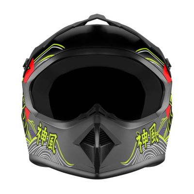 3. Kask pełny Kamikaze Tokyo Drift AKC208 rozmiar L