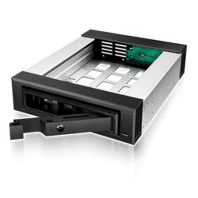 ICY BOX IB-129SSK-B 13,3 cm (5.25") Panel bezela Czarny