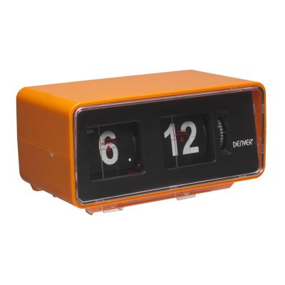 8. Radiobudzik retro Denver CR-425 pomarańczowy