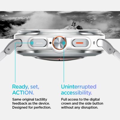 14. Bransoleta Spigen Modern Fit Band na Samsung Galaxy Watch Ultra 47mm - srebrna