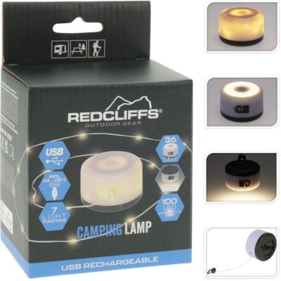 9. LATARKA LAMPA CAMPING ŁADOWANIE USB REDCLIFFS