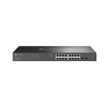 Switch TP-Link TL-SG2218P L2/L2+ Gigabit Ethernet (10/100/1000) Obsługa PoE 1U Czarny