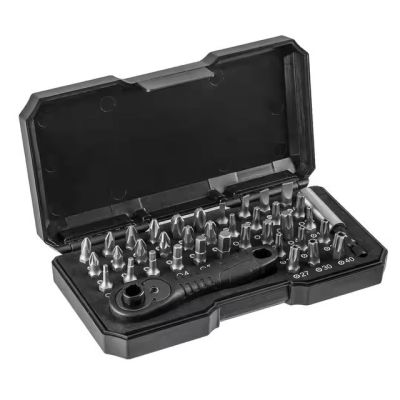 8. NEO TOOLS Końcówki wkrętakowe z uchwytem, zestaw 38 szt.