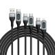 8. Dudao kabel USB Typ C - Lightning szybkie ładowanie PD 20W 1m czarny (L7MaxL)