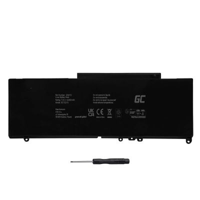 3. GREEN CELL BATERIA DE102V3 G5M10 0WYJC2 DO DELL LATITUDE E5250 E5450 E5550 6200MAH 7.6V