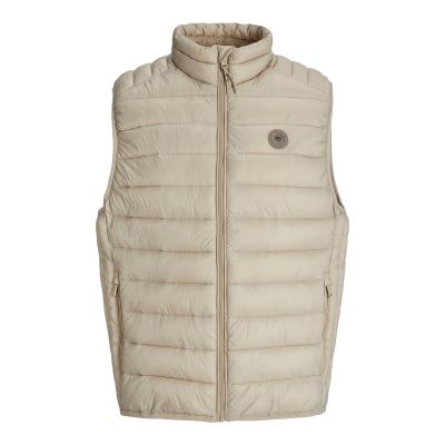 7. Jack&Jones męska kamizelka bezrękawnik JJEBRADLEY LIGHT BODYWARMER COLLAR NOO 12280973 CROCKERY